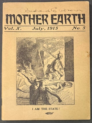 Mother Earth, monthly magazine devoted to social science and literature. Vol. 10 no. 5 (July, 1915