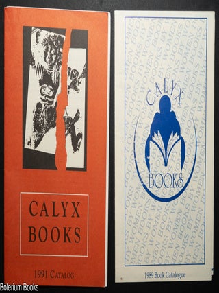 Cat.No: 351091 Calyx Books : catalogues for 1989 & 1991