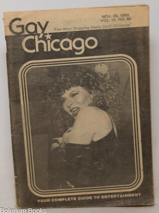 Cat.No: 351099 Gay Chicago Magazine: vol. 3, #46, Nov. 20, 1980