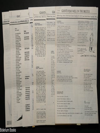 Cat.No: 351134 Giants Play Well In The Drizzle, nos. 23&ndash;29 [7 issue broken run]. Martha...