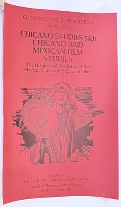 Cat.No: 351219 Chicano Studies 143: Chicano and Mexican Film Studies. The history and...