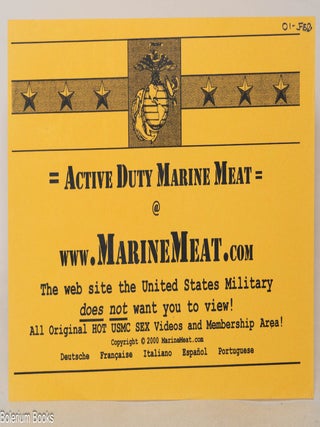 Active Duty Marine Meat [leaflet