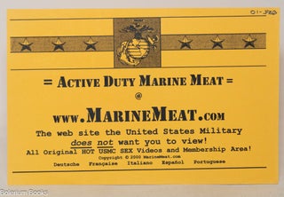 Cat.No: 351257 Active Duty Marine Meat [leaflet