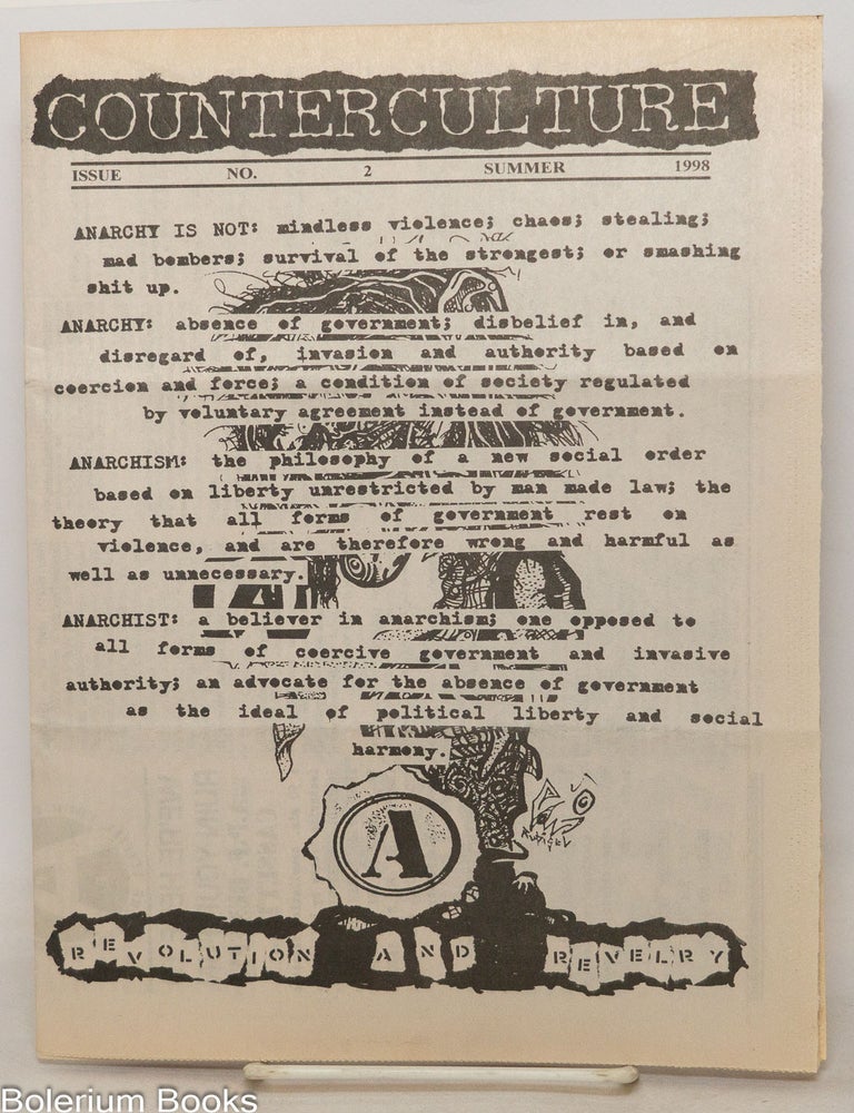 Cat.No: 351309 Counterculture; issue no. 2 (Summer 1998)
