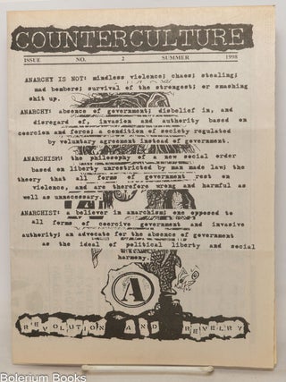 Cat.No: 351309 Counterculture; issue no. 2 (Summer 1998