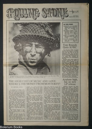 Cat.No: 351339 Rolling Stone: vol. 1, #1, Nov. 9, 1967 [1986 reprint