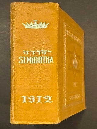 Weimarer historisch-genealoges Taschenbuch des gesamten Adels jehud&auml;ischen Ursprunges [On spine: Semigotha]