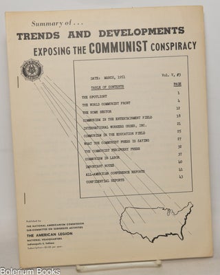 Cat.No: 351432 Summary of...Trends and Developments Exposing the Communist Conspiracy