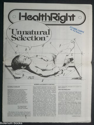 Cat.No: 351486 HealthRight, volume IV, issue II (Spring 1978). Carla Cassler, Andrea...