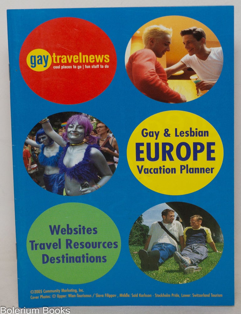 Cat.No: 351487 Gay & Lesbian Europe Vacation Planner. Gaytravelnews.
