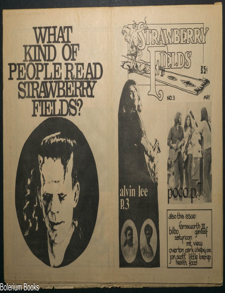 Cat.No: 351540 Strawberry Fields Vol. 1, #3, May 1971. Tom Foster.