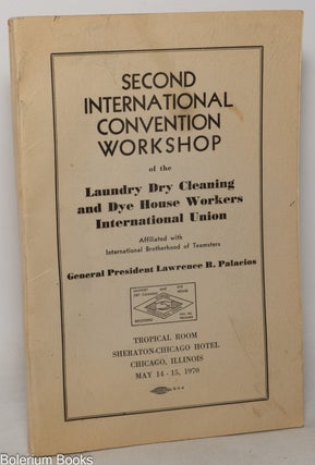 Cat.No: 351648 Second International Convention Workshop of the Laundry Dry Cleaning and...