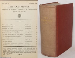 Cat.No: 351649 The Communist: a magazine of the theory and practice of Marxism-Leninism....