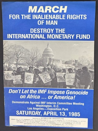 Cat.No: 351696 March for the inalienable rights of man. Destroy the International...