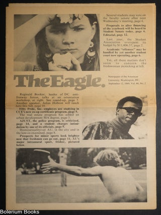 The Eagle: Newspaper of the American University, Washington, DC, September 12, 1969, Vol. 44, No. 2