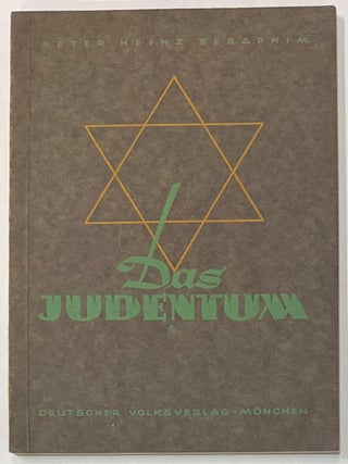 Cat.No: 351755 Das Judentum, seine rolle und bedeutung in vergangenheit und gegenwart....