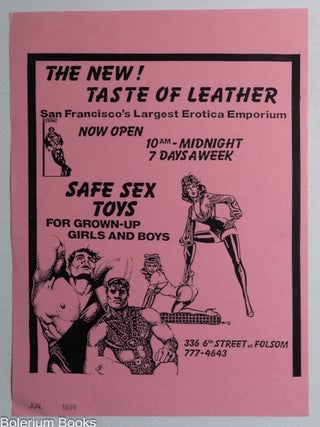 The New! Taste of Leather, San Francisco's largest erotica emporium