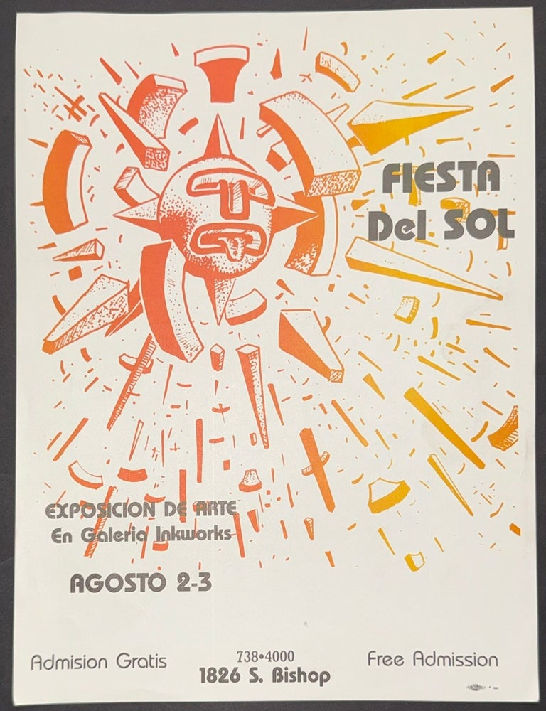 Cat.No: 351825 Fiesta Del Sol. Exposicion de Arte en Galeria Inkworks [handbill]