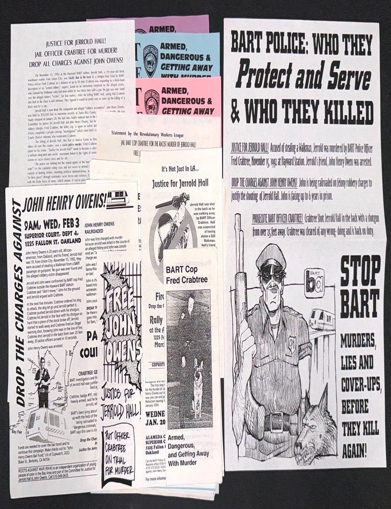 Cat.No: 351838 [43 leaflets related to the cases of Jerrold Hall and