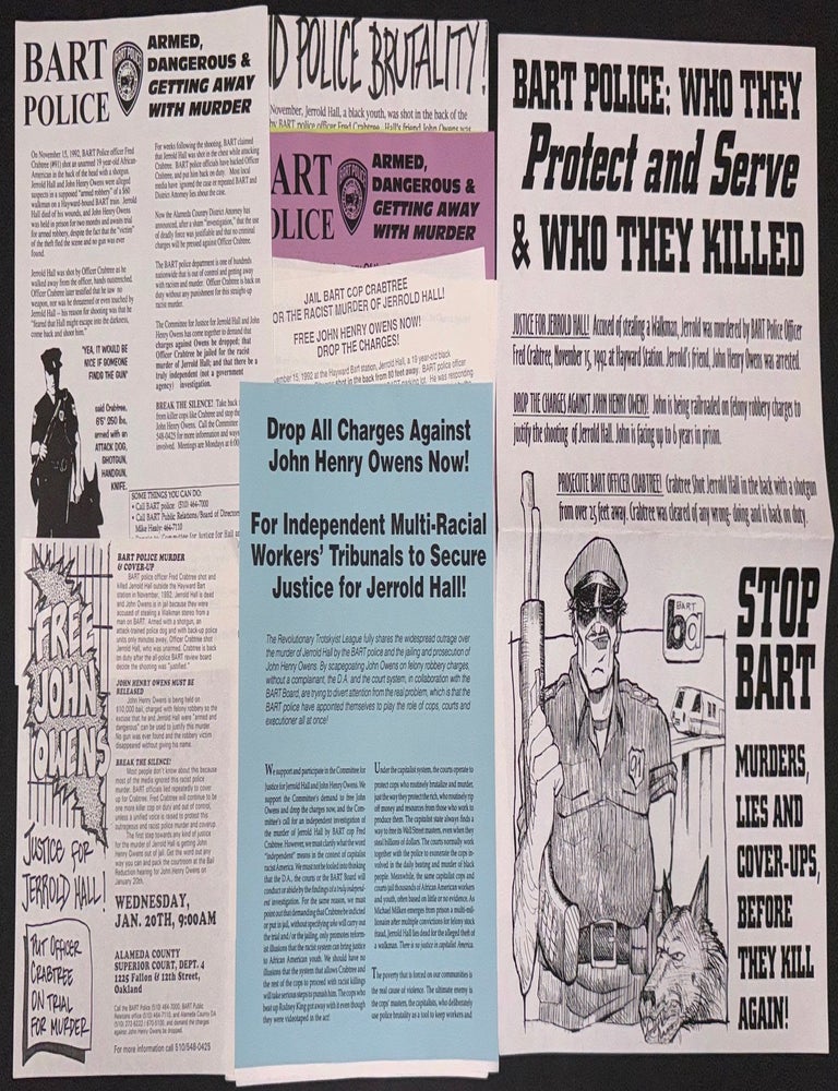Cat.No: 351842 [16 leaflets related to the cases of Jerrold Hall and