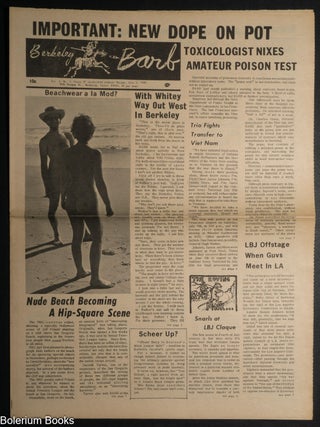 Cat.No: 351929 Berkeley Barb: vol. 3, #1 (#47), Friday July 8, 1966. Max Scherr
