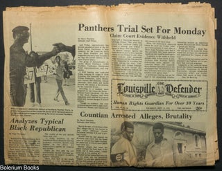 Cat.No: 351968 Louisville Defender, vol. 39, no. 28 Thursday, Sept. 21, 1972. Two...