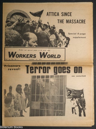 Cat.No: 351975 Workers World; vol. 13, no. 18 (September 30, 1971) Attica Since the...