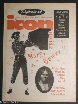 Icon: the thinking lesbian's newspaper [aka Dykespeak] November 1995