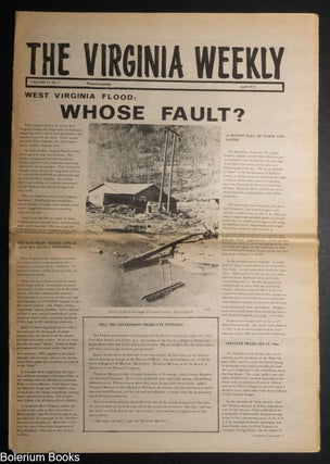 Cat.No: 351986 The Virginia Weekly; vol. 6, no. 7 (April 1972
