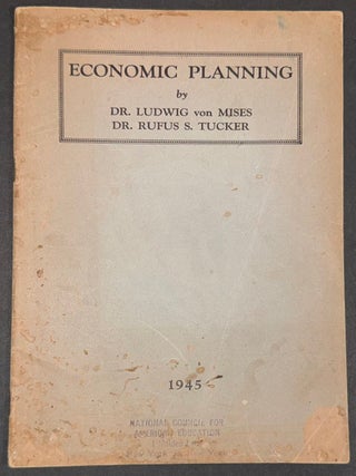 Economic planning: addresses delivered before the American Academy of Political and Social...