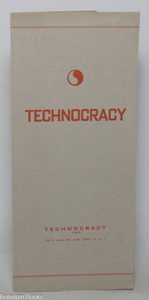 Cat.No: 352168 Technocracy [Interior title: Technocracy plays America to win!