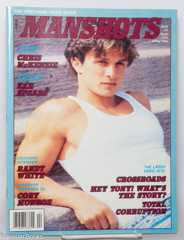 Cat.No: 352385 Manshots: the FirstHand video guide; vol. 6, #4, April 1994. Jerry Douglas, Zak Spears Chris McKenzie, Randy White.
