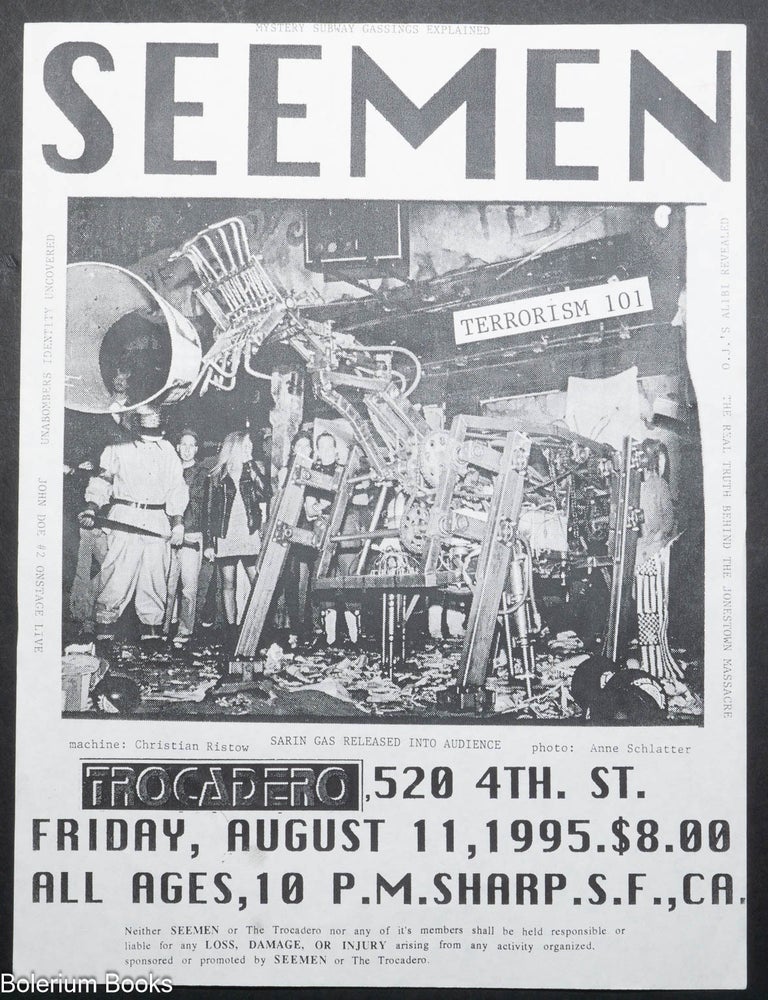 Cat.No: 352500 SEEMEN: Terrorism 101 [flyer]