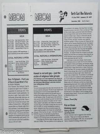 Cat.No: 352514 NEON: North East Ohio Naturists newsletter [two issues