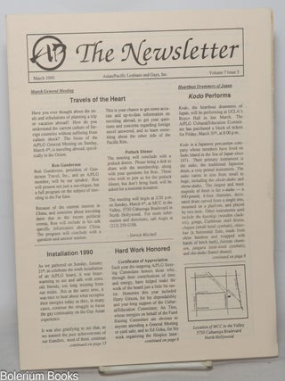 Cat.No: 352522 A/P The Newsletter: vol. 7, #3, March 1990