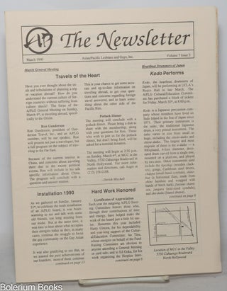 Cat.No: 352522 A/P The Newsletter: vol. 7, #3, March 1990