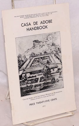Cat.No: 36546 Casa de Adobe handbook