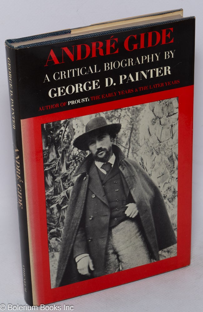 Cat.No: 37041 André Gide; a critical biography. George D. Painter.