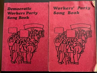 Cat.No: 37299 Democratic Workers Party song book. Dedicated to our comrades, and the...