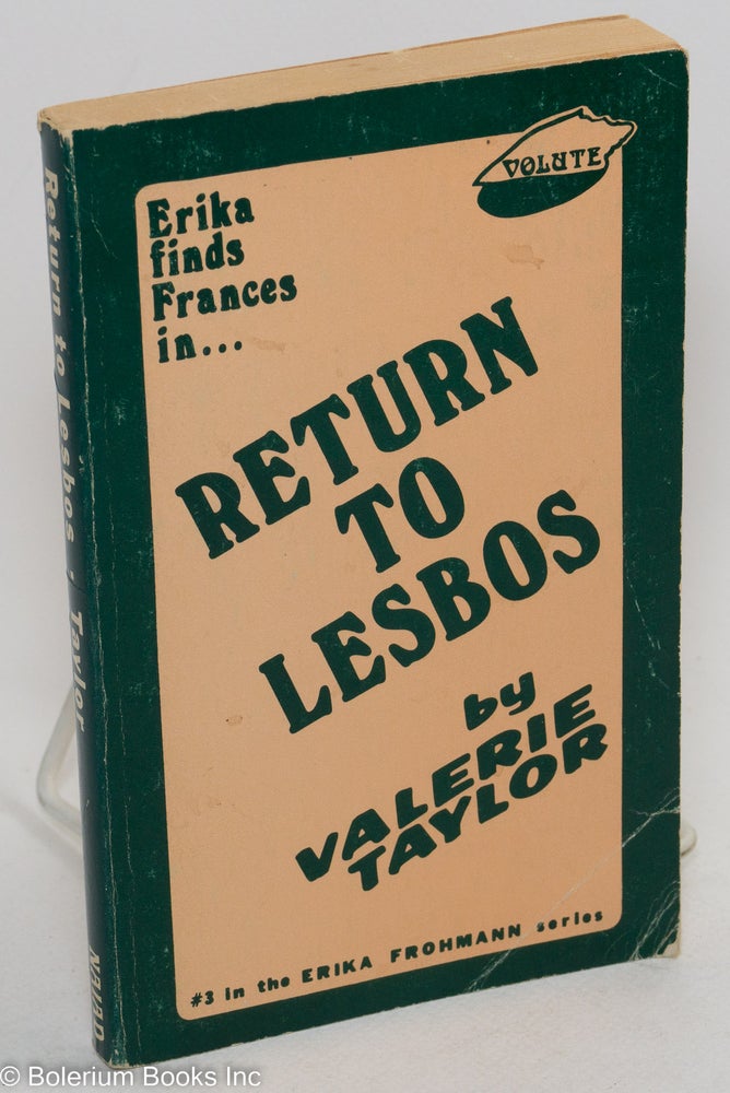 Cat.No: 37640 Return to Lesbos. Valerie Taylor, born Velma Nacella Young, Velma Tate.
