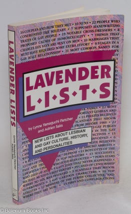 Cat.No: 38410 Lavender Lists: new lists about lesbian and gay culture, history, and...