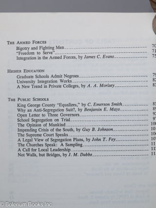 Changing patterns in the new south; a unique record of the growth of democracy in the South in the last decade, from the pages of the Southern Regional Council's publication NEW SOUTH