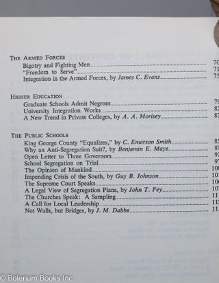 Changing patterns in the new south; a unique record of the growth of democracy in the South in the last decade, from the pages of the Southern Regional Council's publication NEW SOUTH