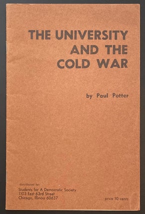Cat.No: 40105 The university and the cold war. Paul Potter