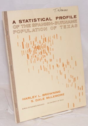 Cat.No: 40191 A Statistical Profile of the Spanish-surname Population of Texas. Harley L....
