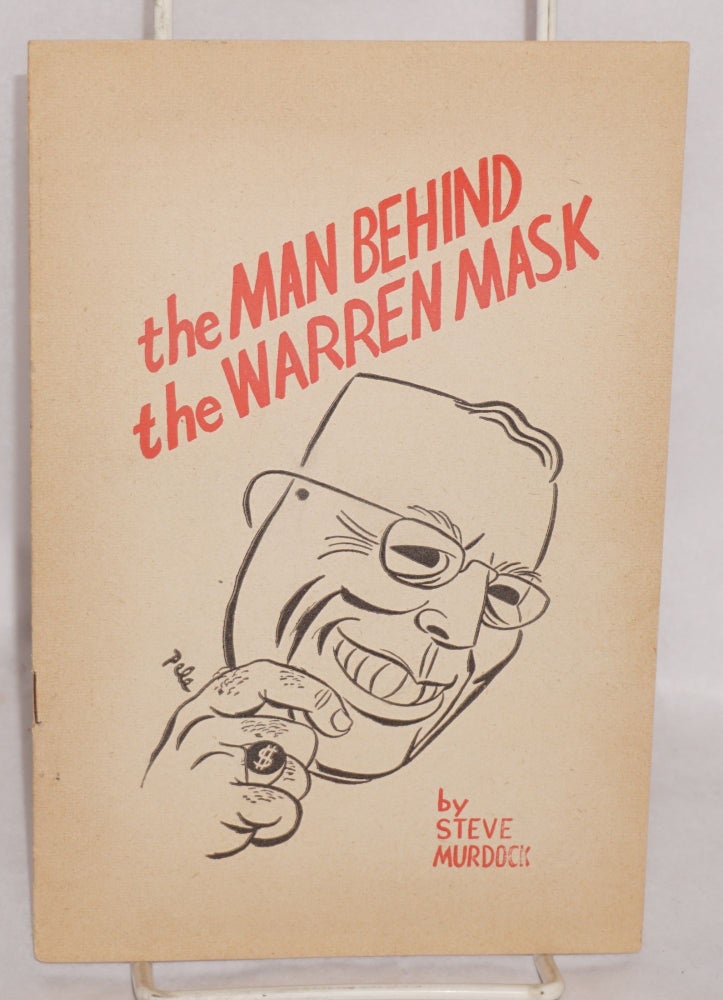 Cat.No: 40205 The man behind the Warren mask. Steve Murdock.