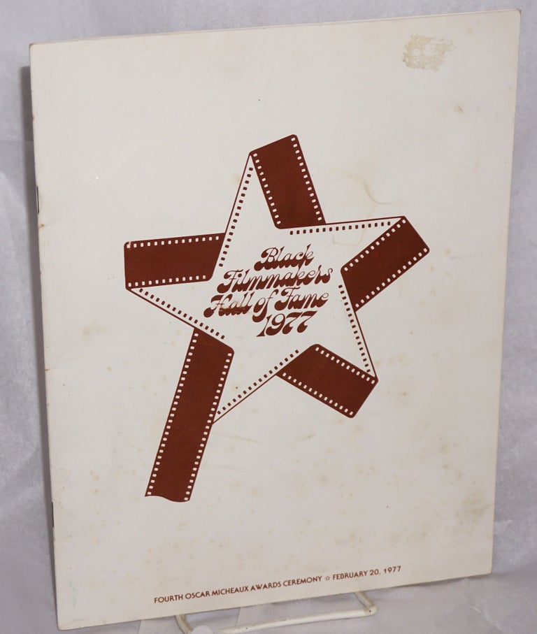 Cat.No: 42200 Black filmmakers hall of fame 1977; fourth Oscar Micheaux awards