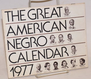 Cat.No: 42287 The Great American Negro Calendar 1977