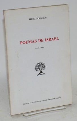 Cat.No: 46975 Poemas de Israe. Israel Rodríguez, prólogo de Harold I. Boudreau