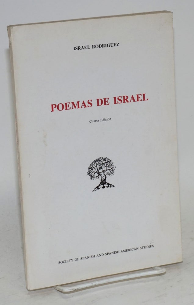 Cat.No: 46975 Poemas de Israe. Israel Rodríguez, prólogo de Harold I. Boudreau.
